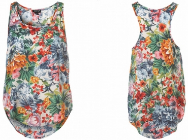 Débardeur hawaïen Topshop