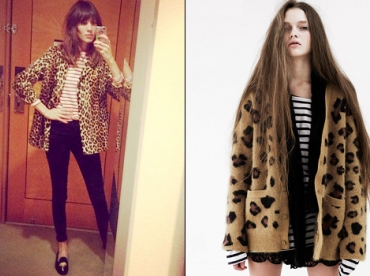 Imprimé léopard + marinière = le bon mix