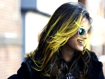 Le ombré hair fluo
