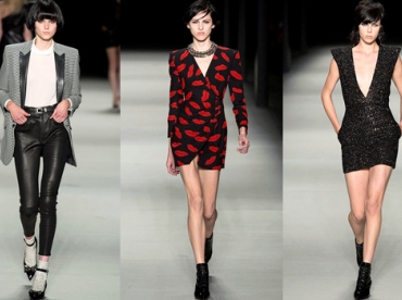 Défilé Saint Laurent - Printemps/été 2014
