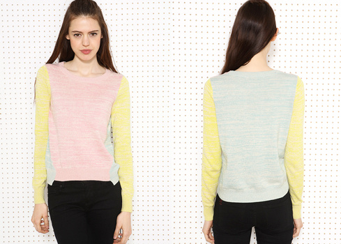 Pull color block Silence + Noise