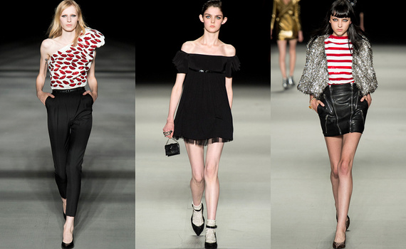 Défilé Saint Laurent 2014