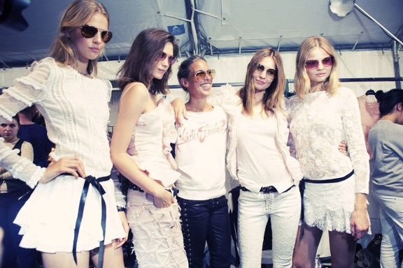 Mini-jupe à volants