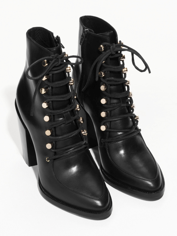 Bottines à lacets &Other Stories