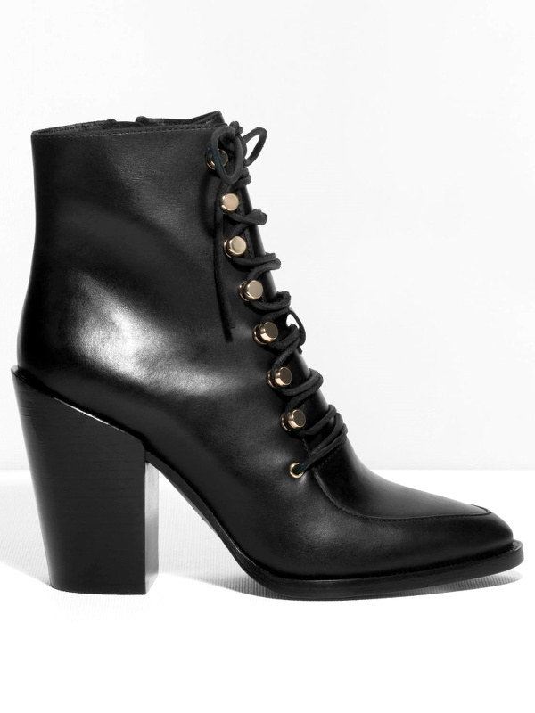 Bottines à lacets &Other Stories