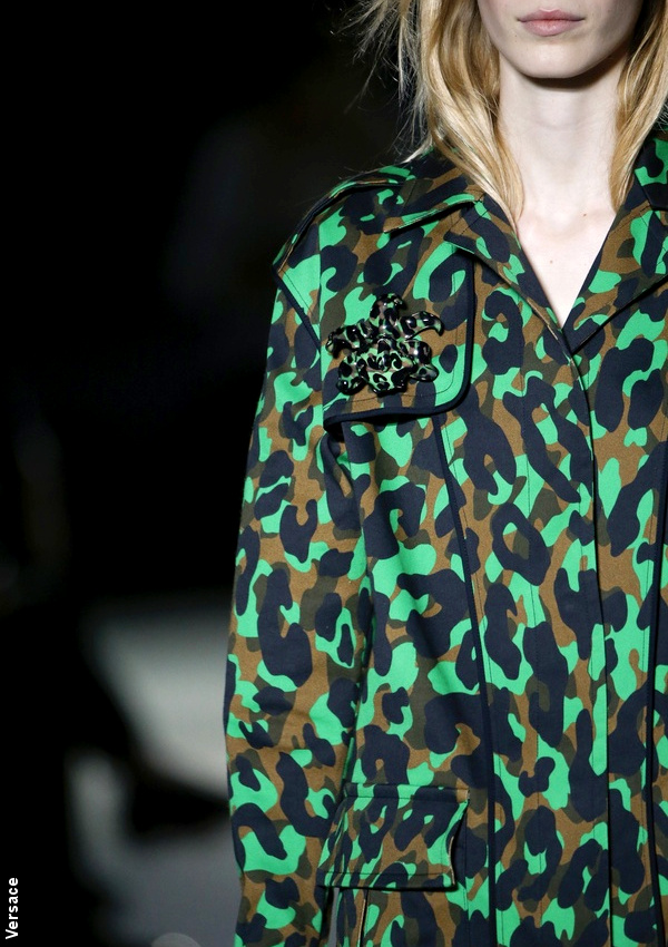 Parka imprimé camouflage