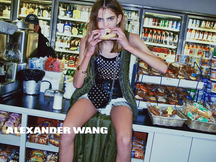 Campagne Alexander Wang printemps été 2016