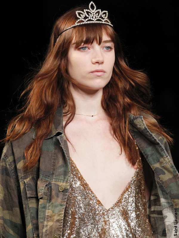 Veste kaki - Défilé Saint Laurent