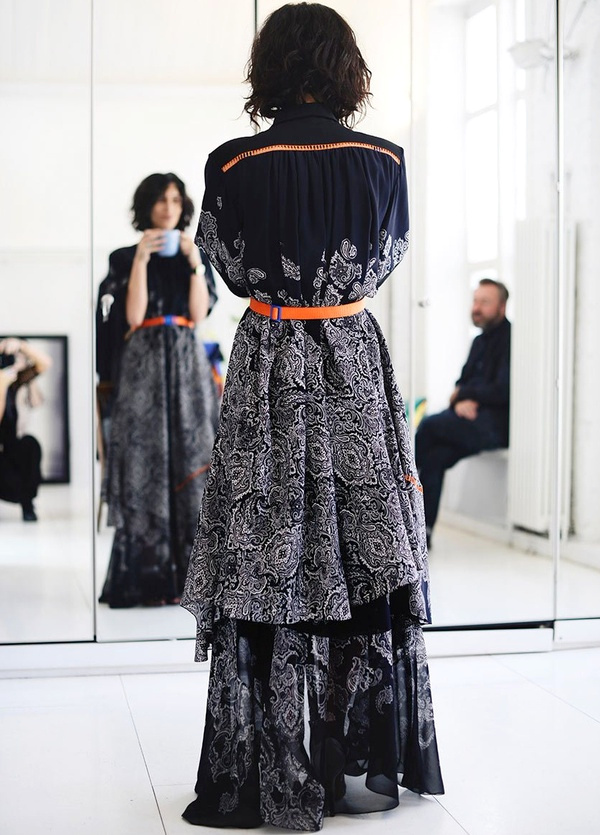 Yasmin Sewell - Robe longue brodée