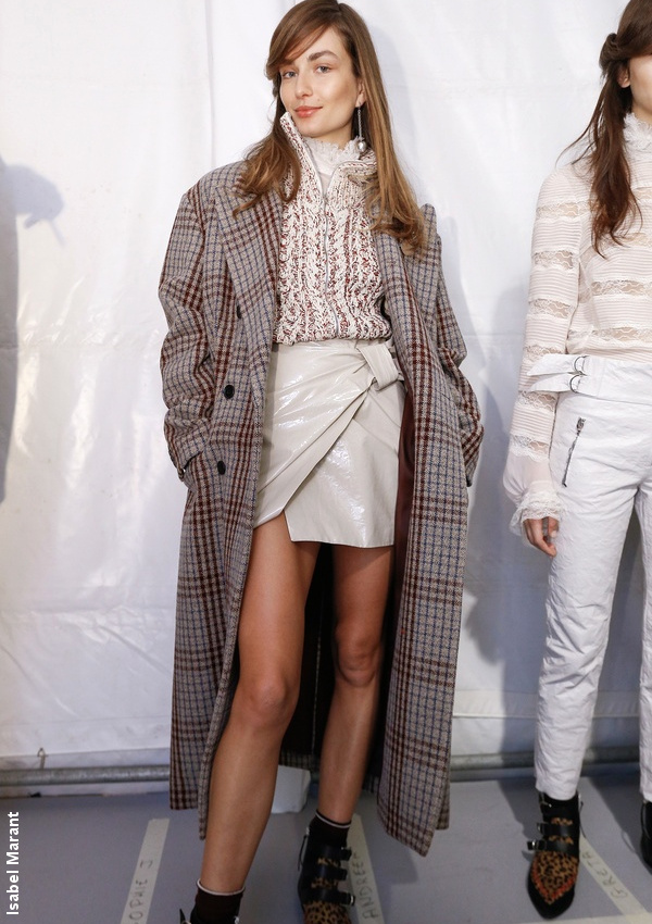 Manteau à carreaux Isabel Marant