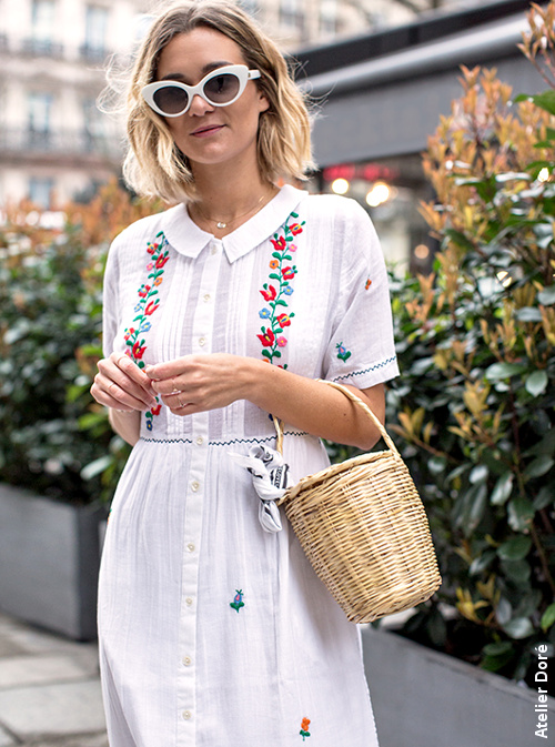 Panier en osier - Atelier Doré