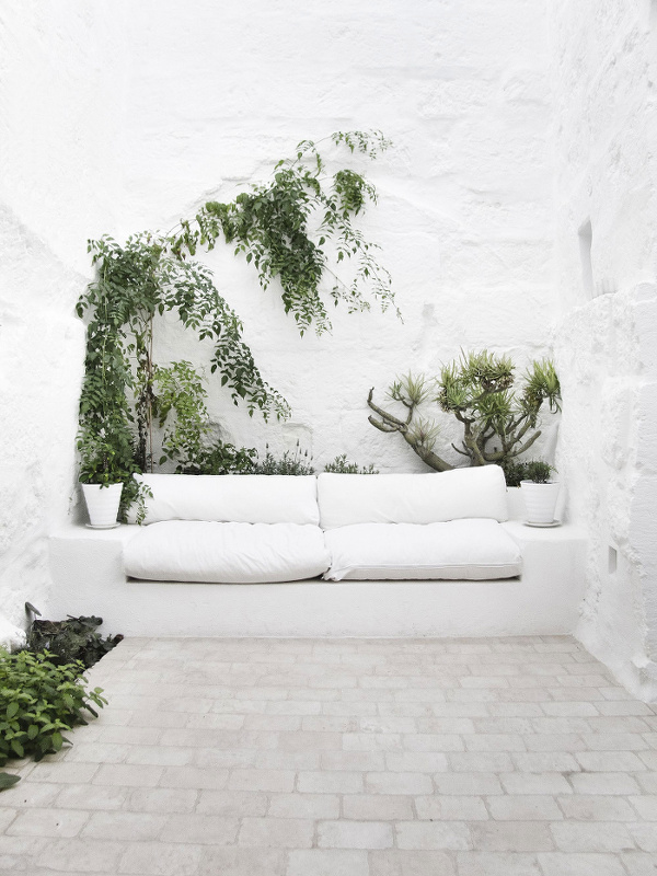 Canapé blanc