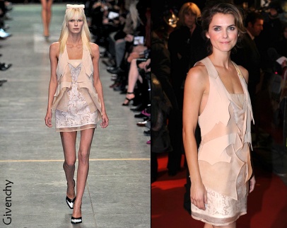 Défilé Givenchy & Keri Russell