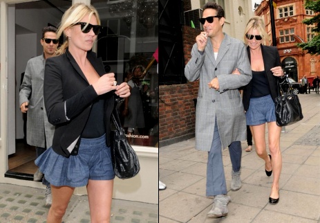Le néo short de Kate Moss