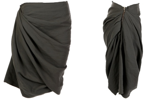 Jupe drapée Lanvin