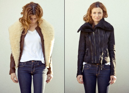 Vestes en cuir Jérôme Dreyfuss