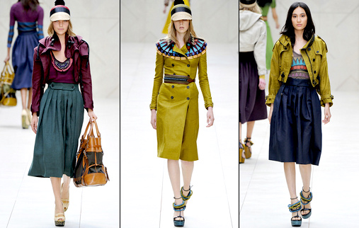 Défilé Burberry Prorsum 2012