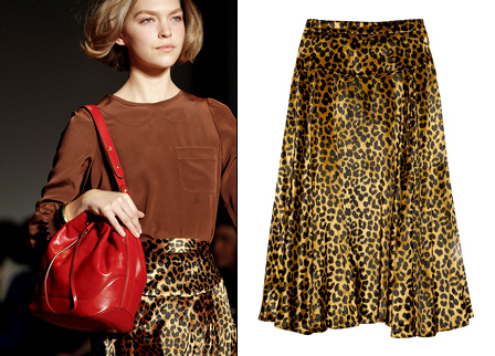 Jupe léopard Marc by Marc Jacobs