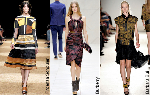 Tendances printemps/été 2012