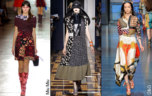 Tendances printemps/été 2012
