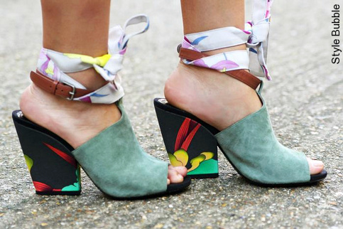 Le ruban de chaussure