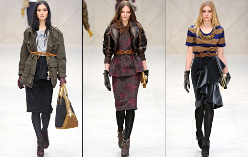 Défilé Burberry Prorsum 2013