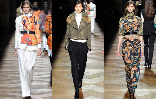 Défilé Dries Van Noten 2013
