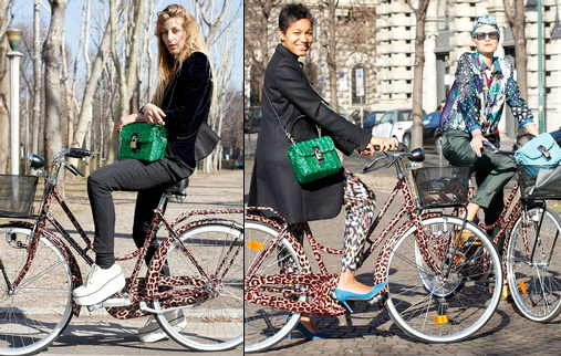 Vélo léopard Dolce&Gabbana