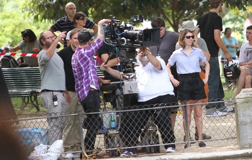 Tournage du spot Miss Dior Chérie