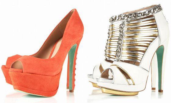 Les escarpins de Chloé Green