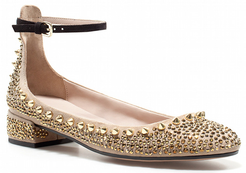 Ballerines à studs Zara