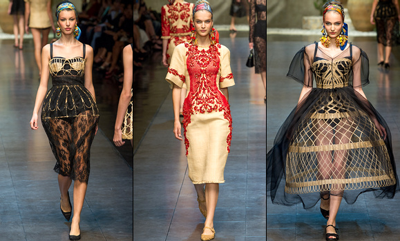 Défilé Dolce&Gabbana 2013
