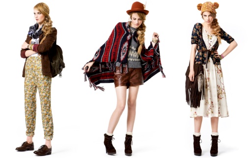 Zara - Looks preppy bohème