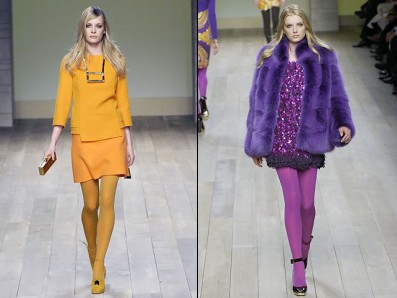 Les collants de couleurs