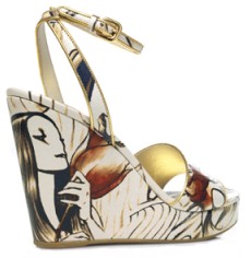 Sandales compensées Prada