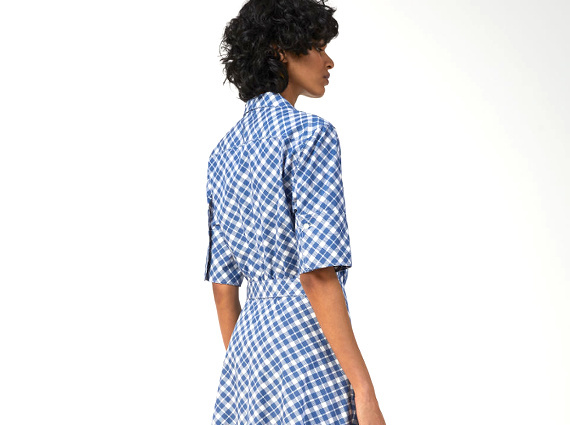 Wanted : une robe portefeuille à carreaux