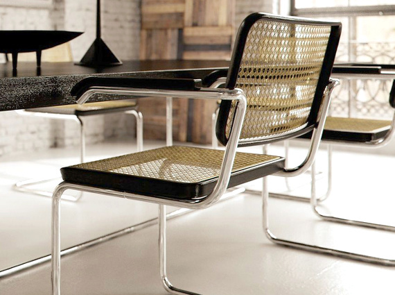 Chaise Cesca, monochrome blanc, trompe-l'oeil et autres lubies déco