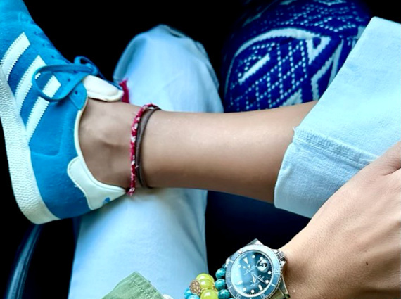 Baskets colorées - Tendances printemps 2023