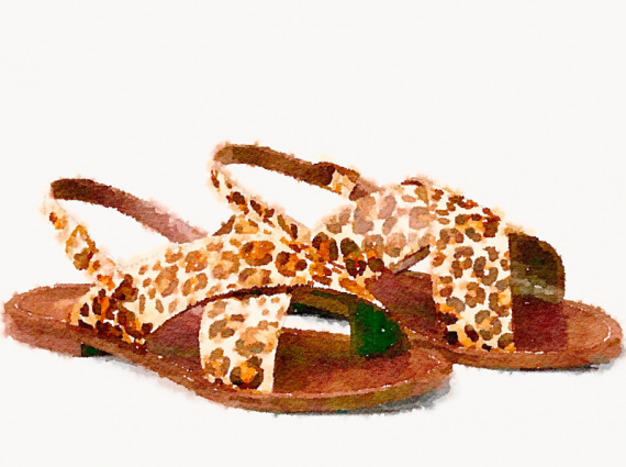Wanted: des sandales léopard minimalistes