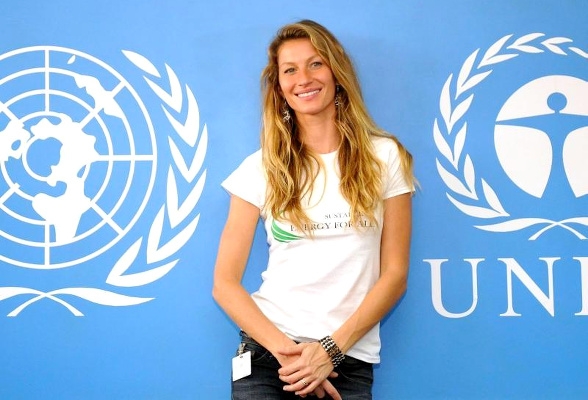 Gisele Bündchen à l'ONU