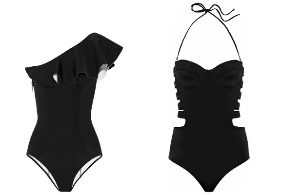 Le maillot une pièce noir