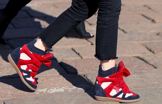 Sneakers compensées Isabel Marant