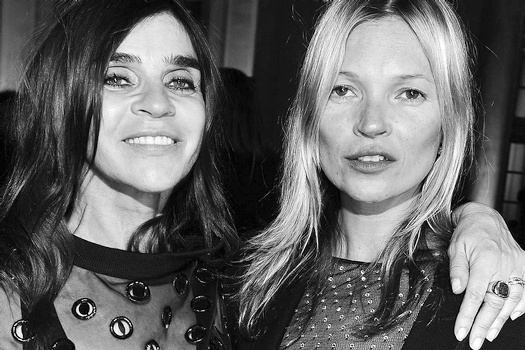 Carine Roitfeld & Kate Moss