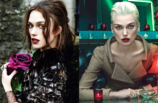 Keira Knightley de brune à blonde