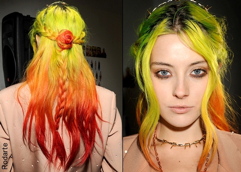 Le ombré hair fluo