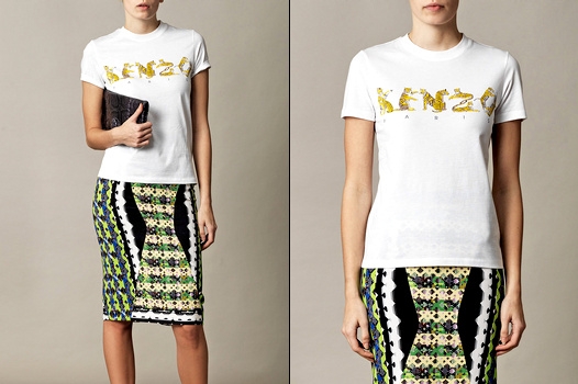Tee-shirt à logo Kenzo