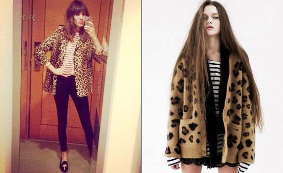 Imprimé léopard + marinière