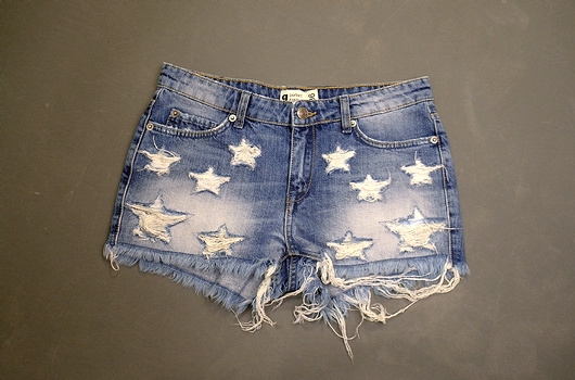 Le short en jean - été 2012