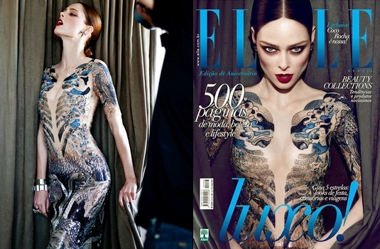 Coco Rocha pour ELLE Brésil