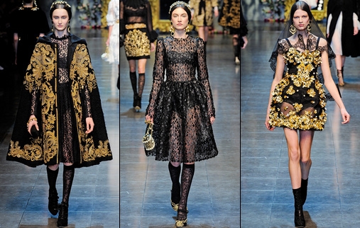 Défilé Dolce & Gabbana 2013